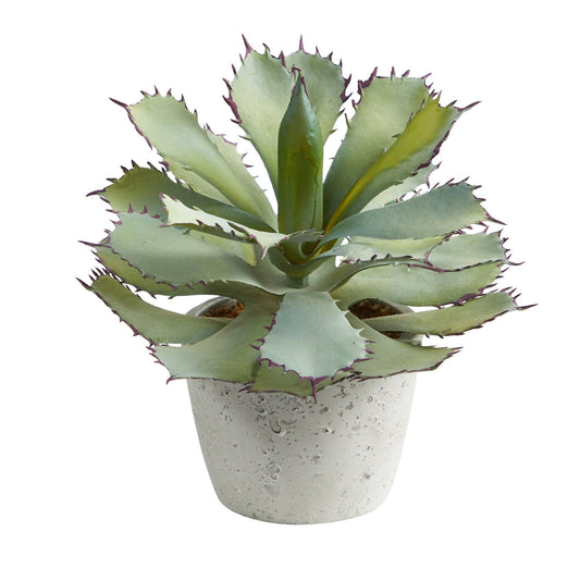 Planta suculenta artificial de 11”