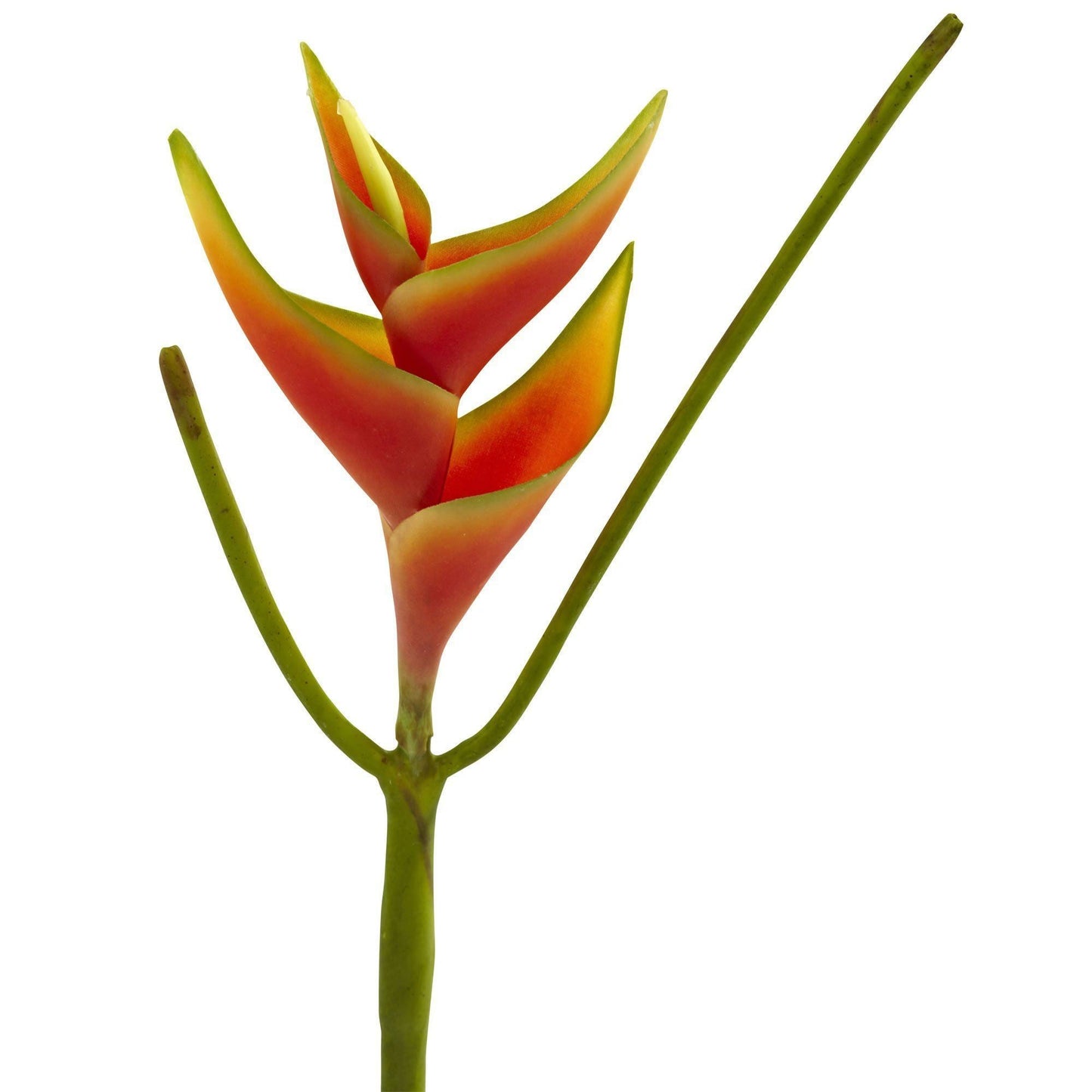 Mini flores artificiales de heliconia de 14'' (juego de 6)