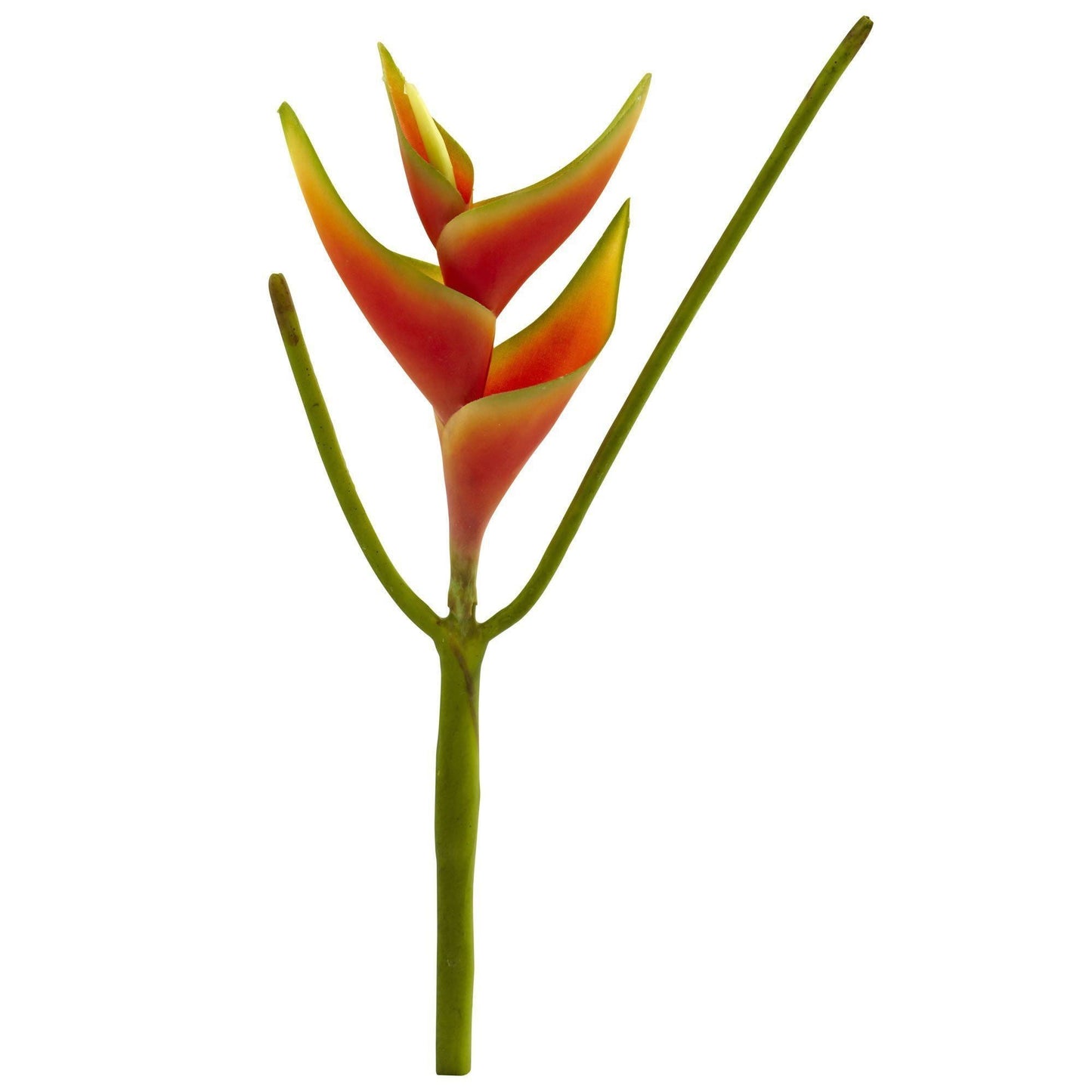 Mini flores artificiales de heliconia de 14'' (juego de 6)