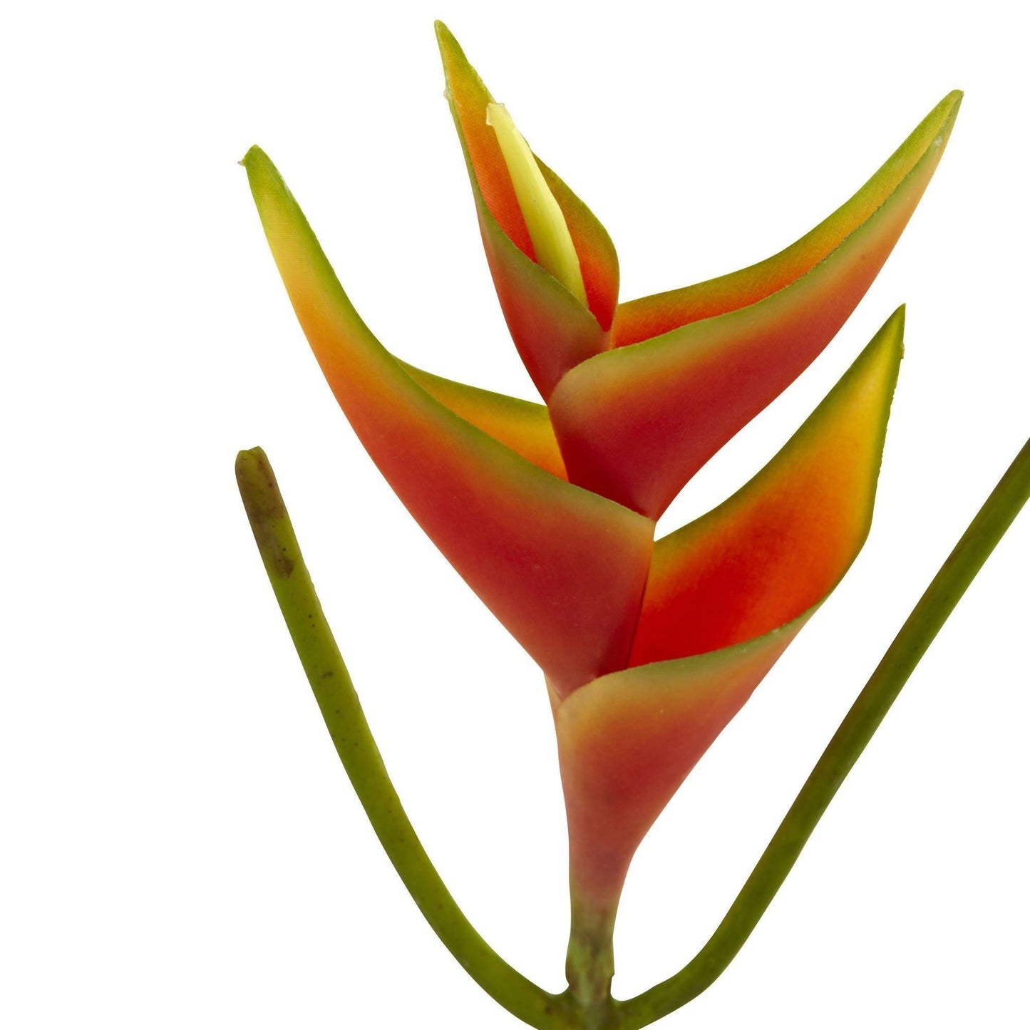 Mini flores artificiales de heliconia de 14'' (juego de 6)