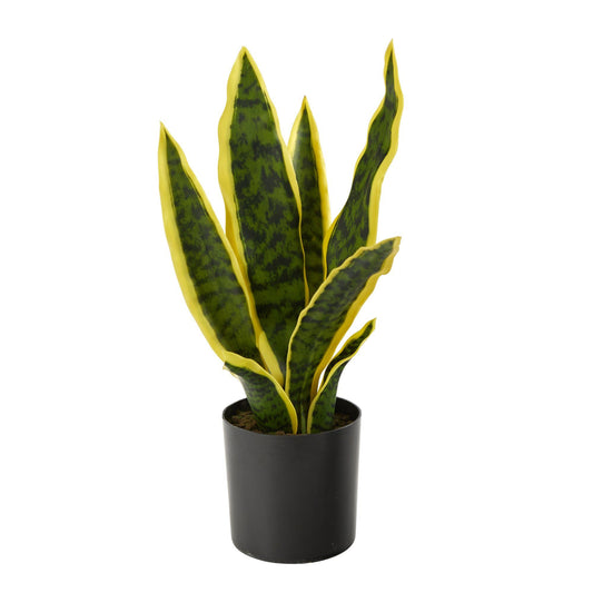 Planta artificial Sansevieria de 14"