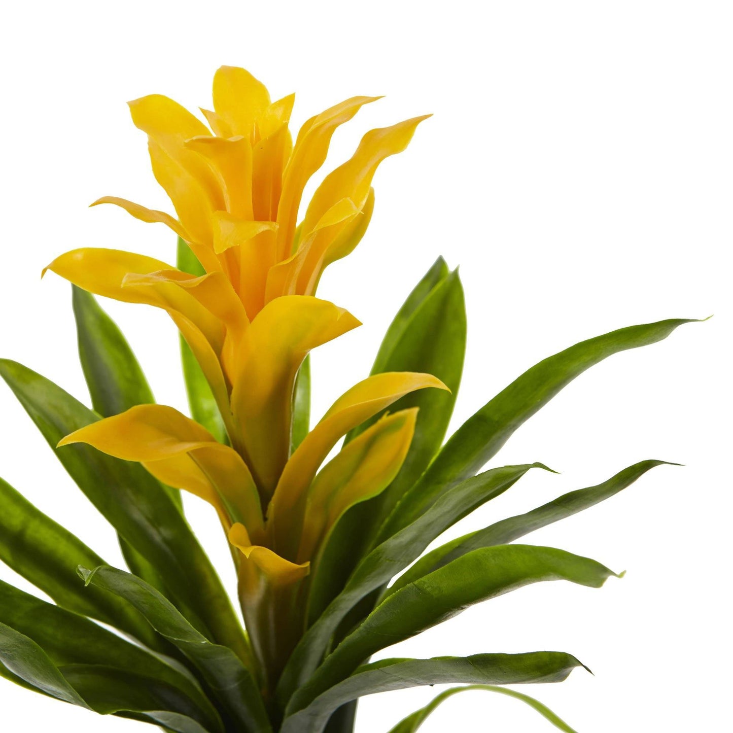 Bromelia artificial de 15" (juego de 4)