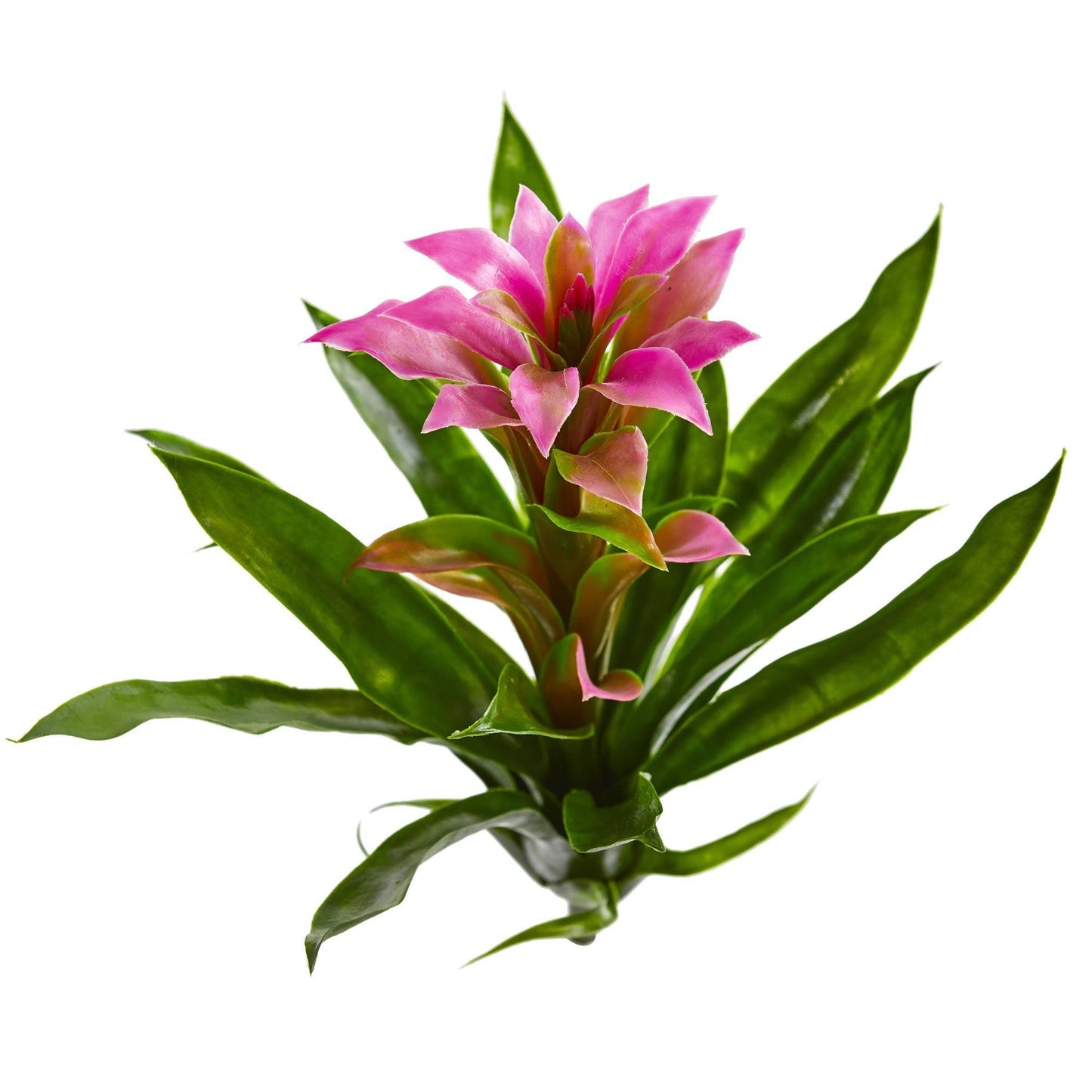 Bromelia artificial de 15" (juego de 4)