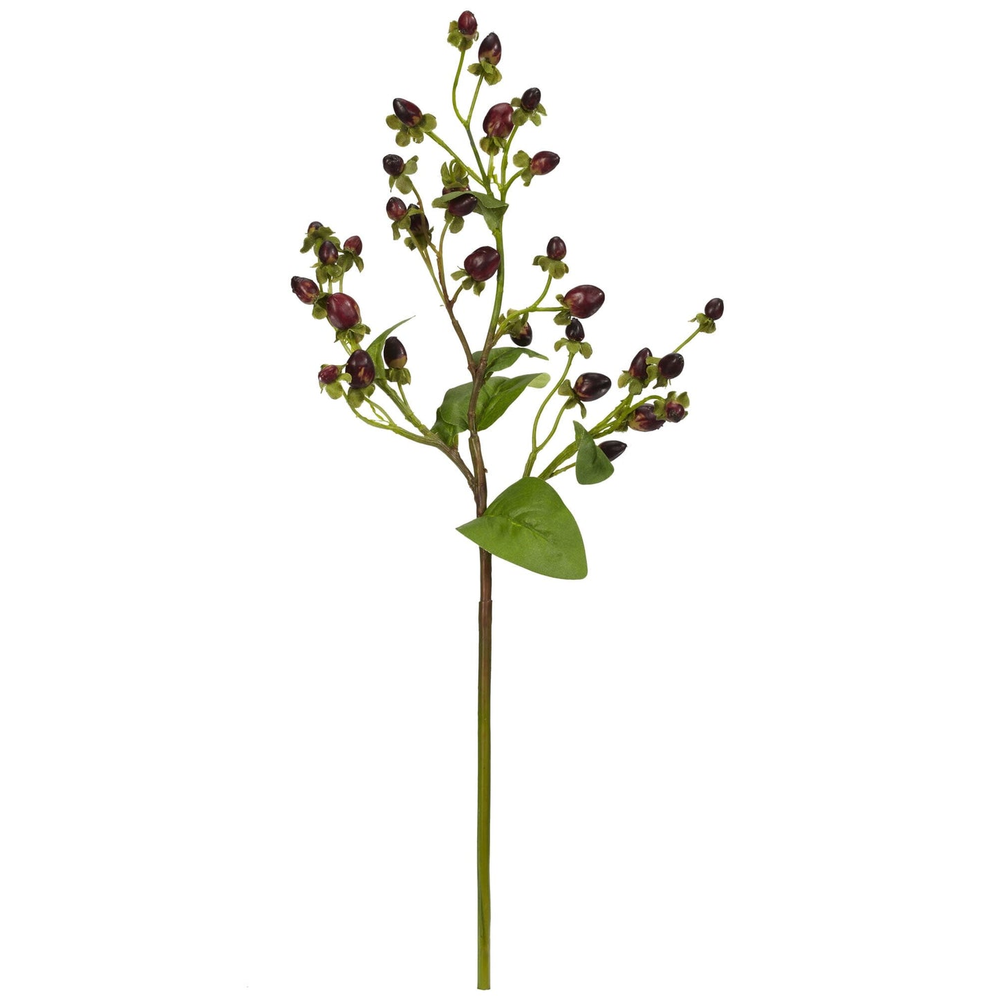 Flor artificial de grano de café italiano de 17" (juego de 8)