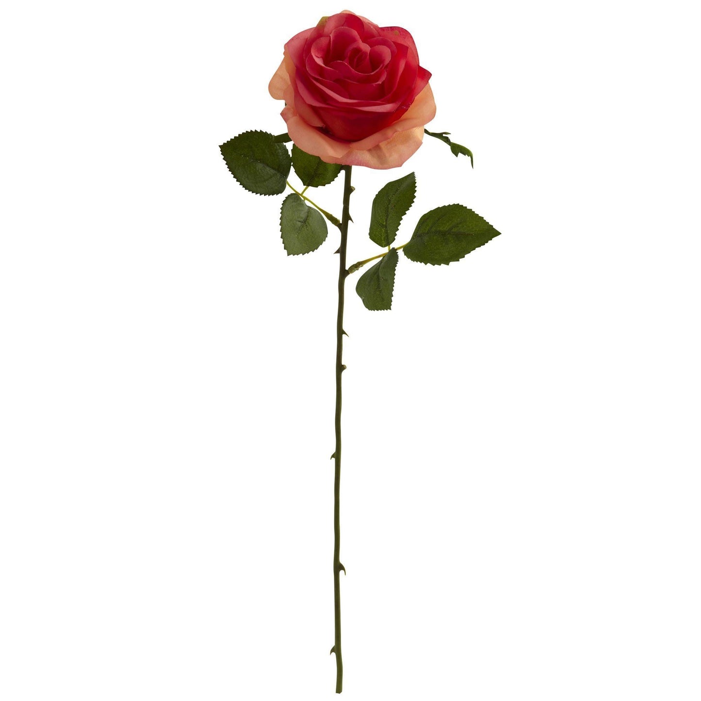 Fleur de rose artificielle de 18 po (lot de 24)