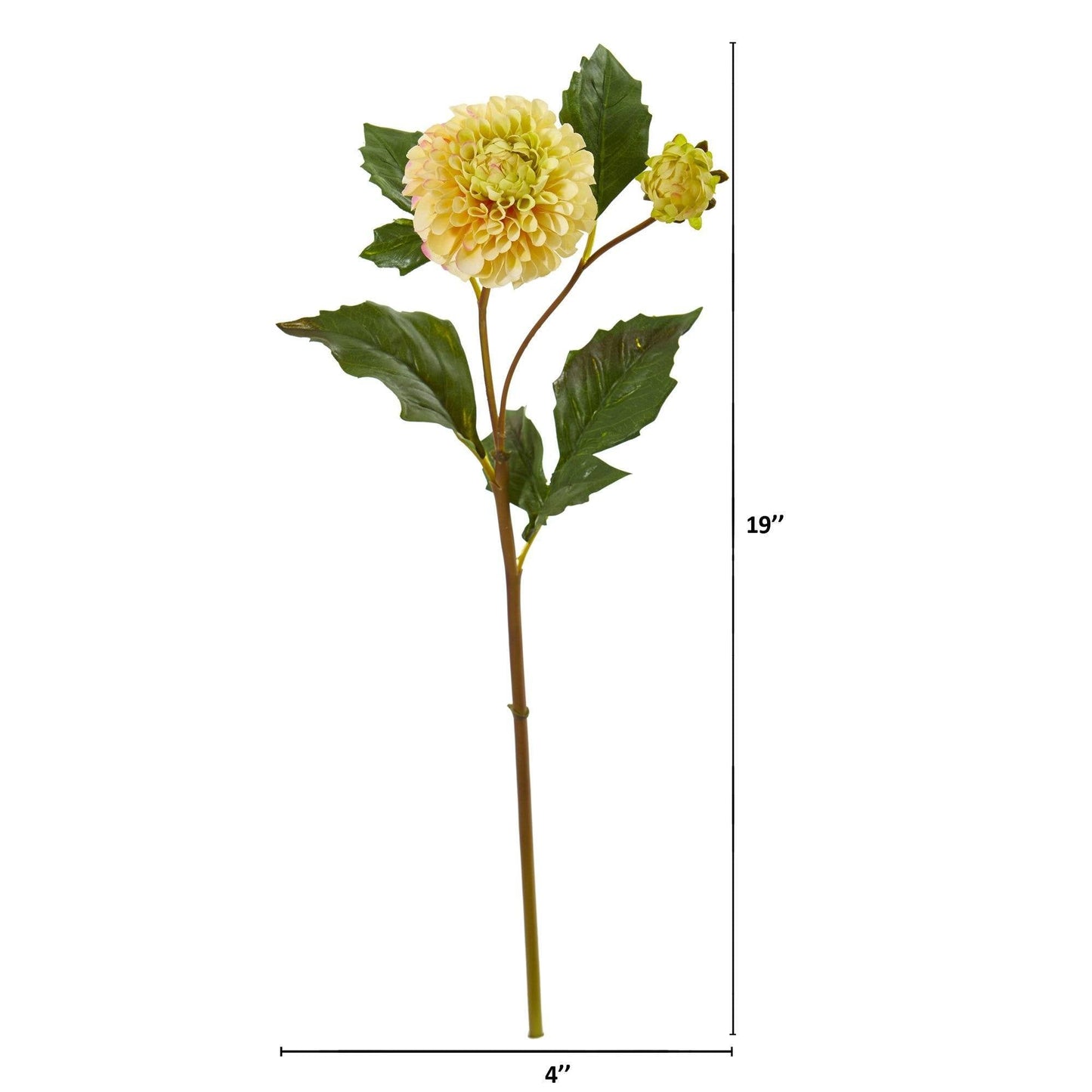 Flor artificial de dalia de 19" (juego de 6)