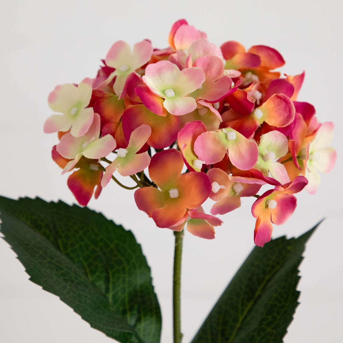 20" Artificial Hydrangea Flower Stems- Set of 3