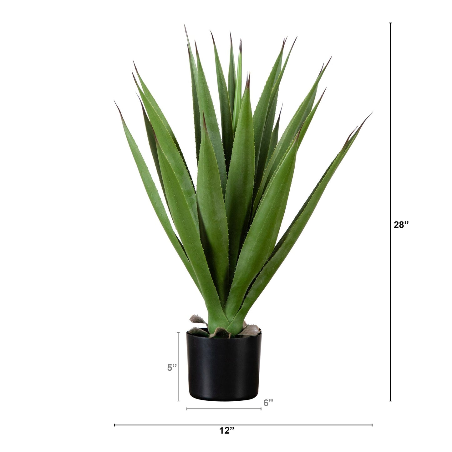 28” Artificial Agave Plant