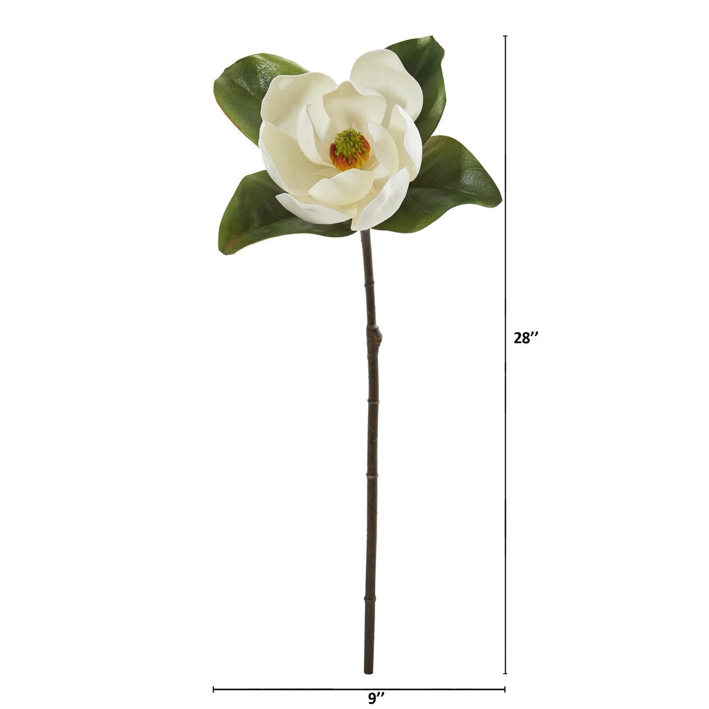 Fleur artificielle de magnolia de 28 po (ensemble de 3)