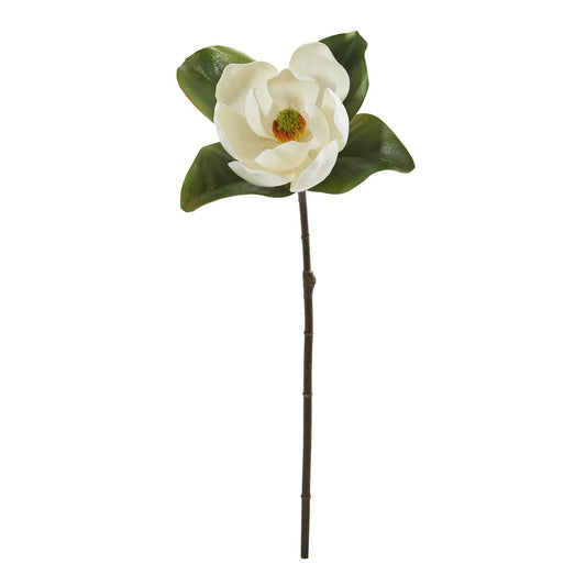 Fleur artificielle de magnolia de 28 po (ensemble de 3)