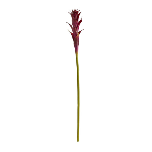 Fleur artificielle Mini Star Bromelia de 28 po (lot de 6)