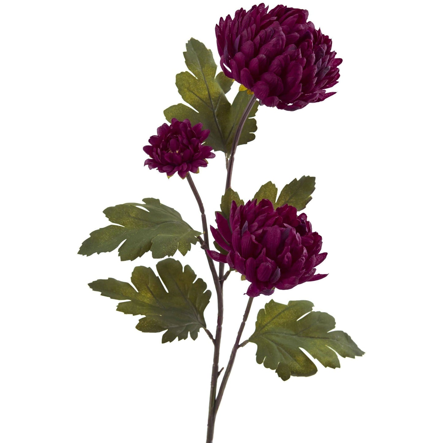 Fleur artificielle de chrysanthème de 29 po (lot de 12)