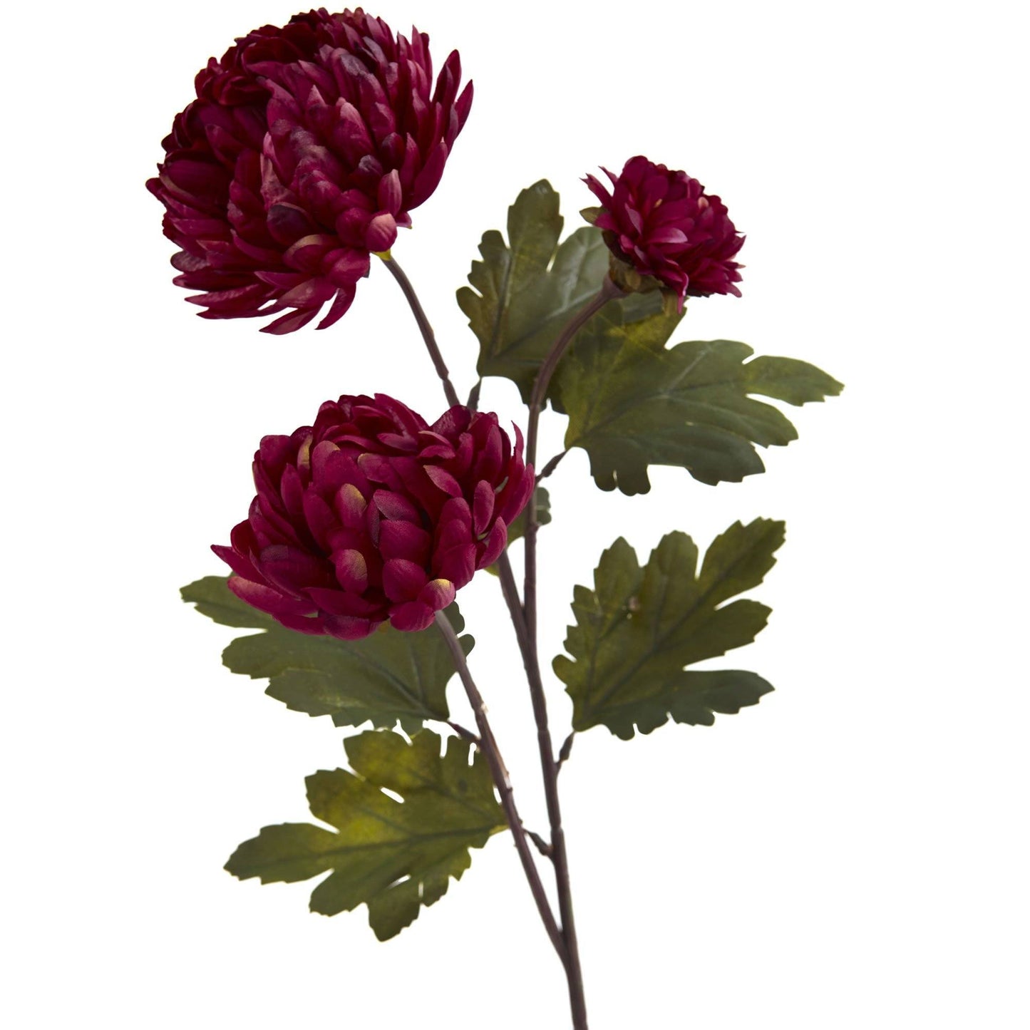 Fleur artificielle de chrysanthème de 29 po (lot de 12)