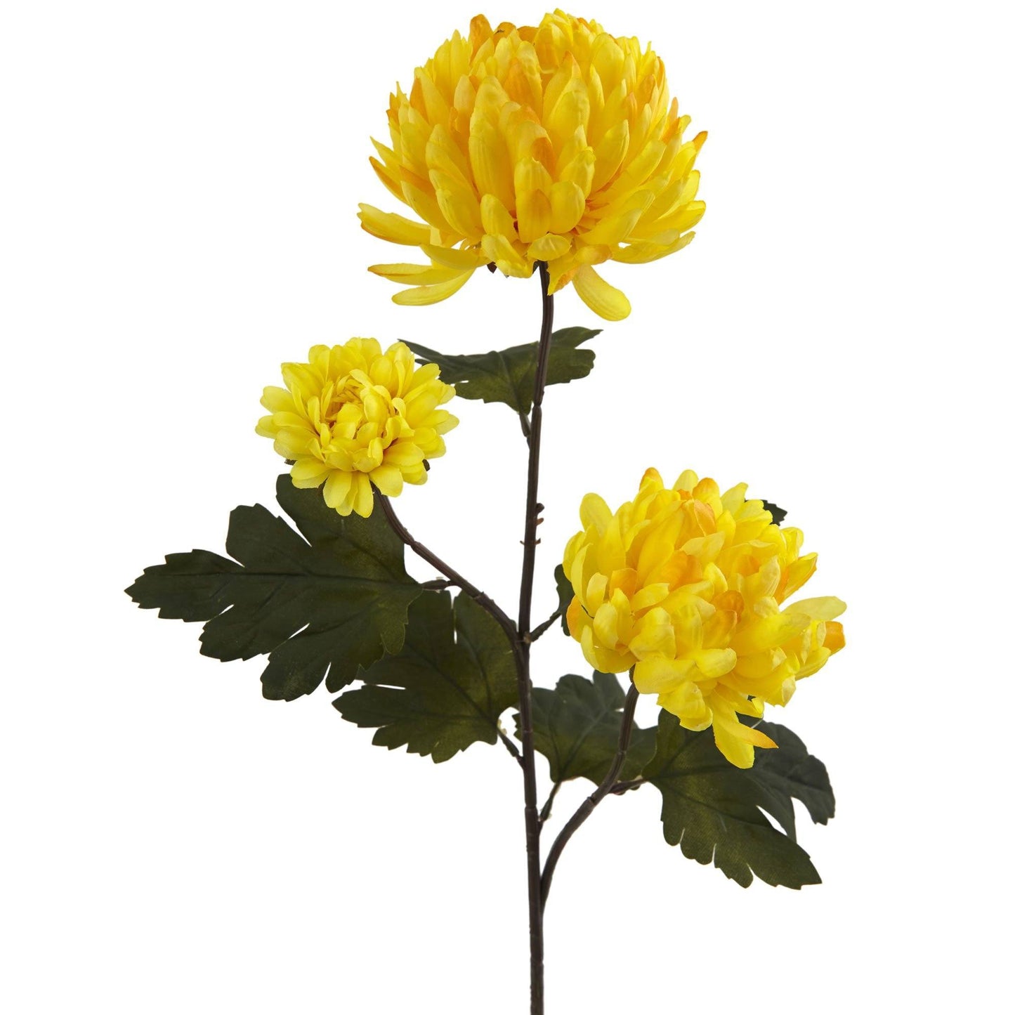 Fleur artificielle de chrysanthème de 29 po (lot de 12)