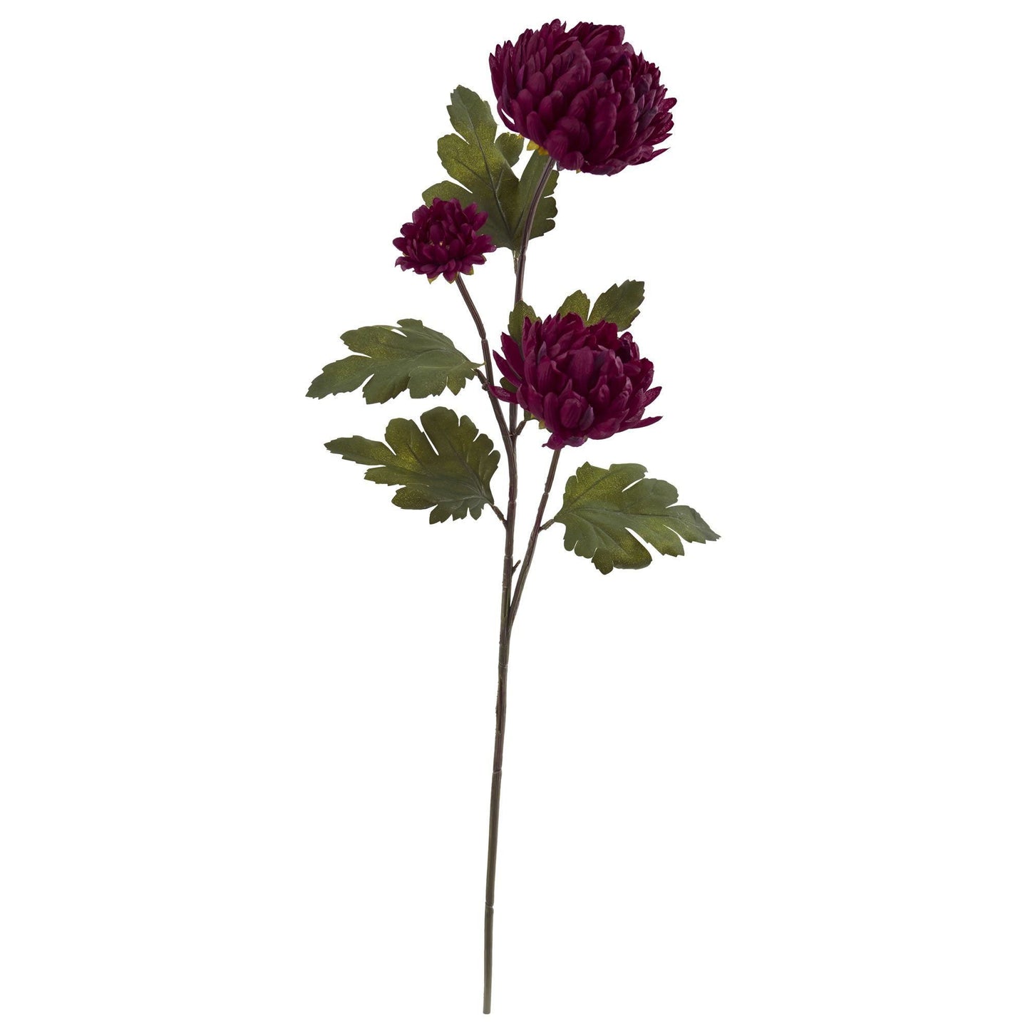 Fleur artificielle de chrysanthème de 29 po (lot de 12)