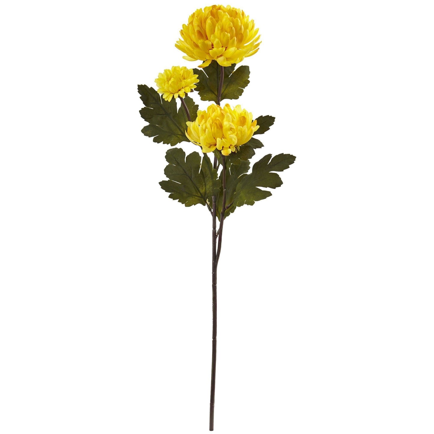 Fleur artificielle de chrysanthème de 29 po (lot de 12)