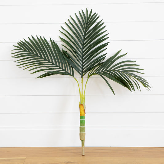 3’ Artificial Golden Cane Palm Tree Without Pot