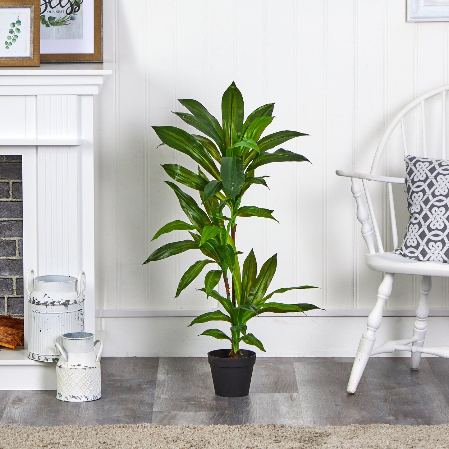 Plante artificielle Dracaena de 3 pi (Real Touch)