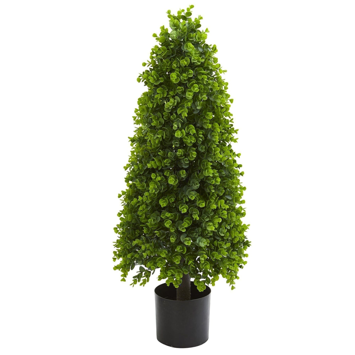 Árbol artificial de eucalipto topiario de 3 pies (interior/exterior)