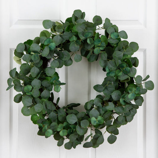 30” Artificial Eucalyptus Wreath