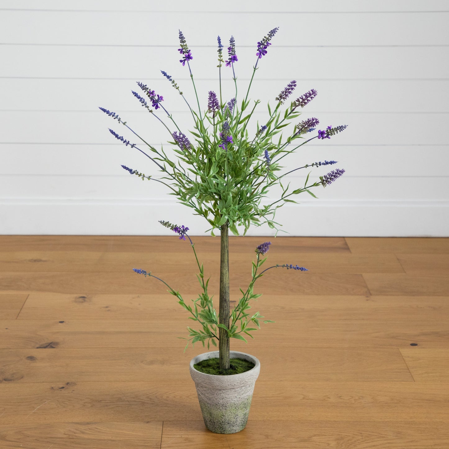 Árbol topiario artificial de lavanda de 34"