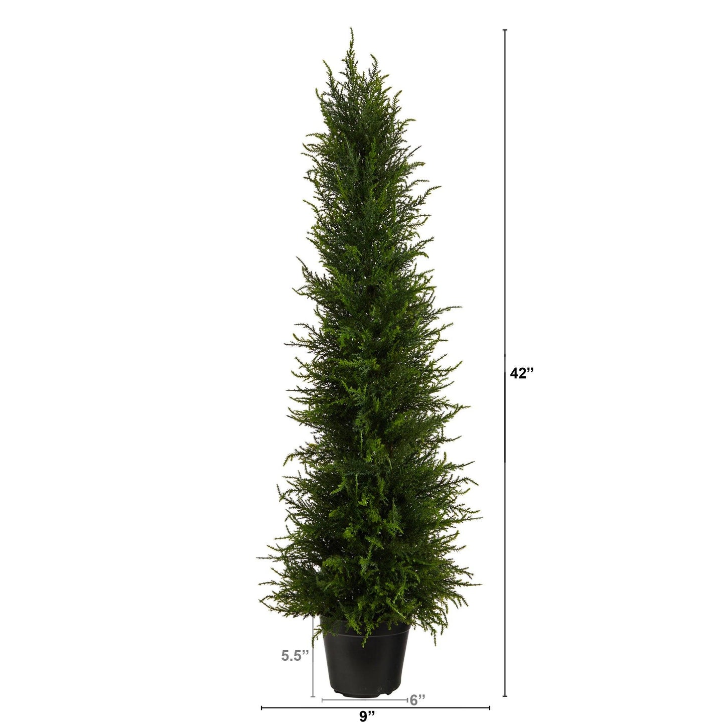 3.5’ Cypress Artificial Tree UV Resistant (Indoor/Outdoor)