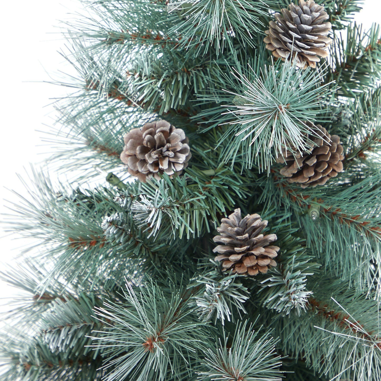 Árbol de Navidad artificial de pino de montaña de Columbia Británica con punta esmerilada de 3,5 pies