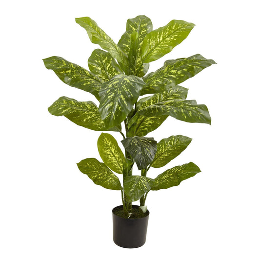 Planta Dieffenbachia de 4 pies (Real Touch)