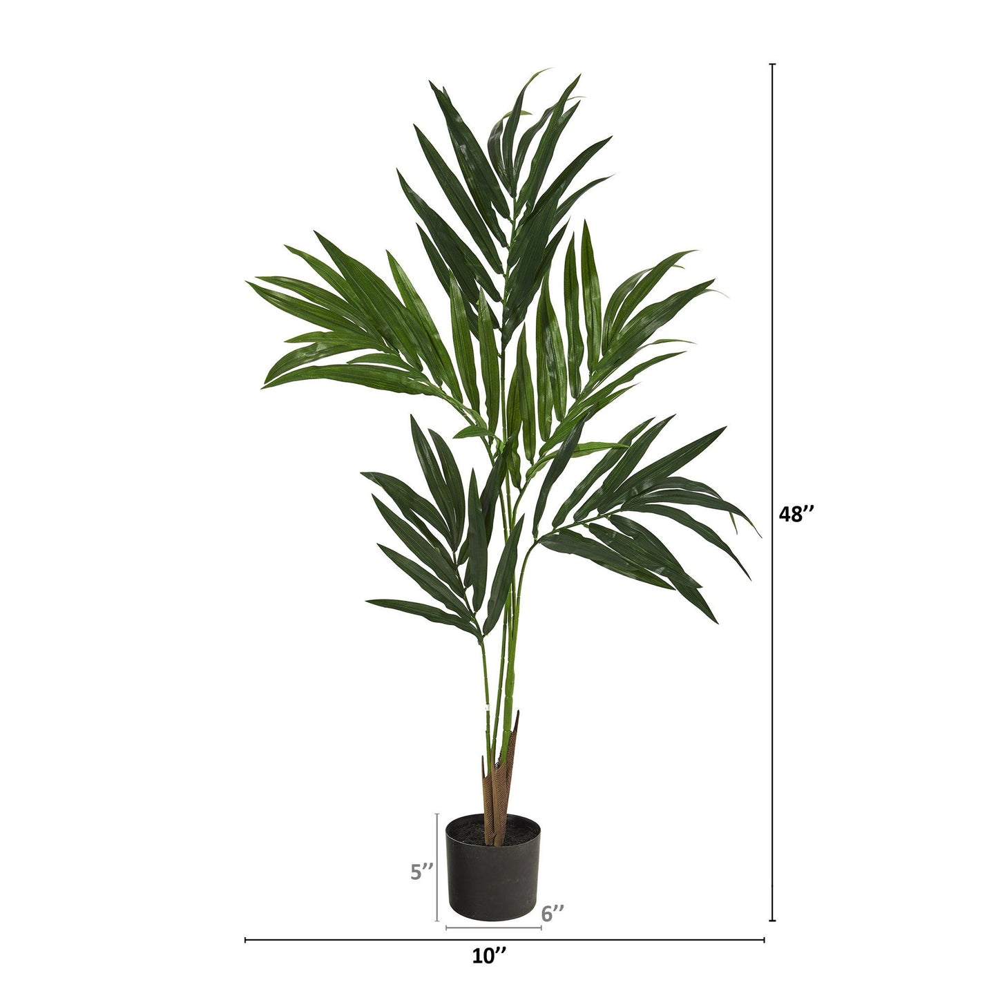 Palmera artificial Kentia de 4 pies