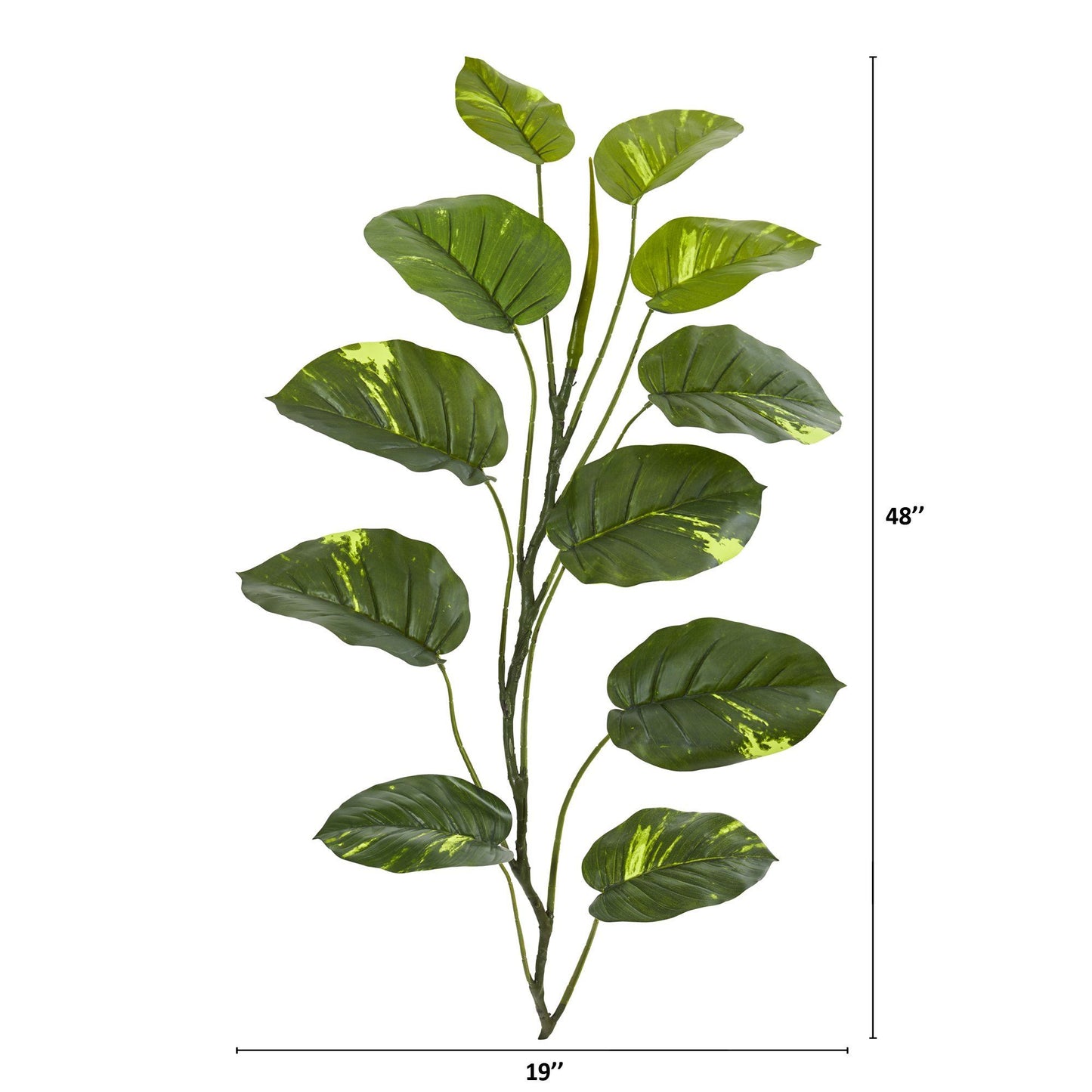 4' Large Leaf Pothos Artificial Vinning Plant (set of 4)