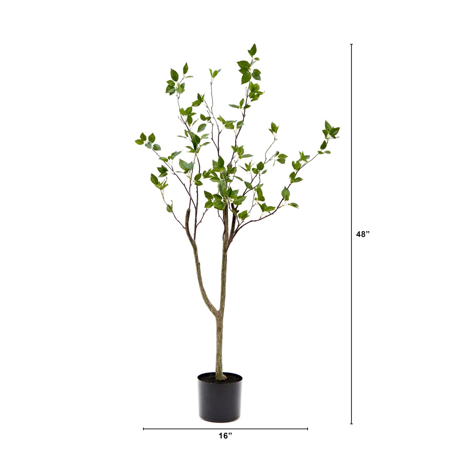 Arbre artificiel d'agrumes minimaliste de 4 pi