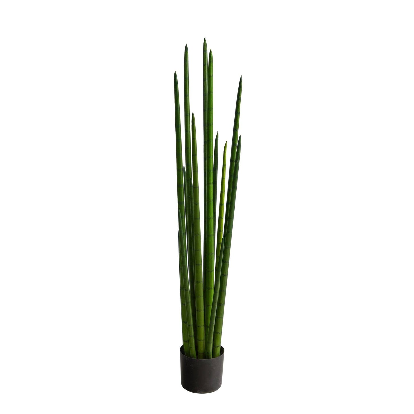 Planta artificial de serpiente Sansevieria de 4 pies