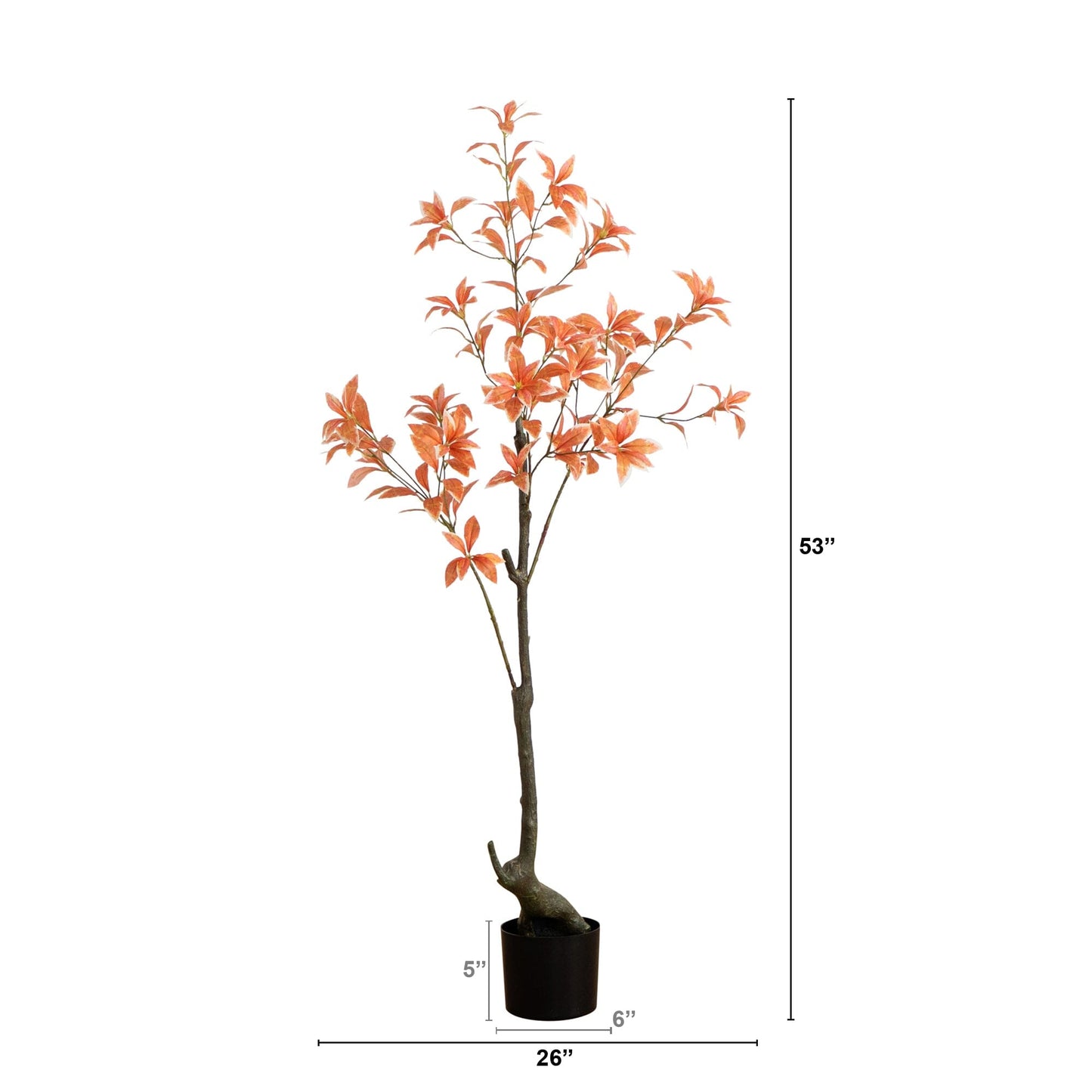 4.5' Autumn Pieris Artificial Fall Tree