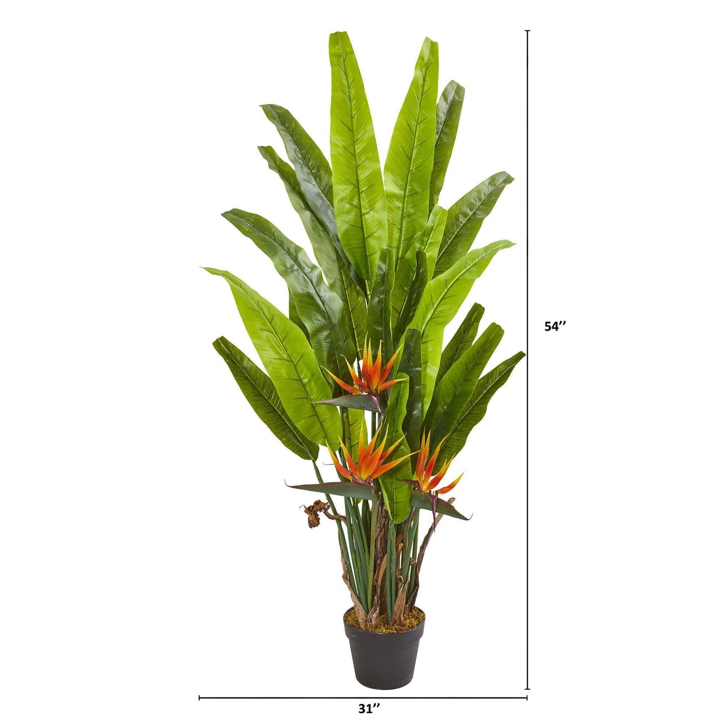 4.5’ Bird of Paradise Artificial Plant