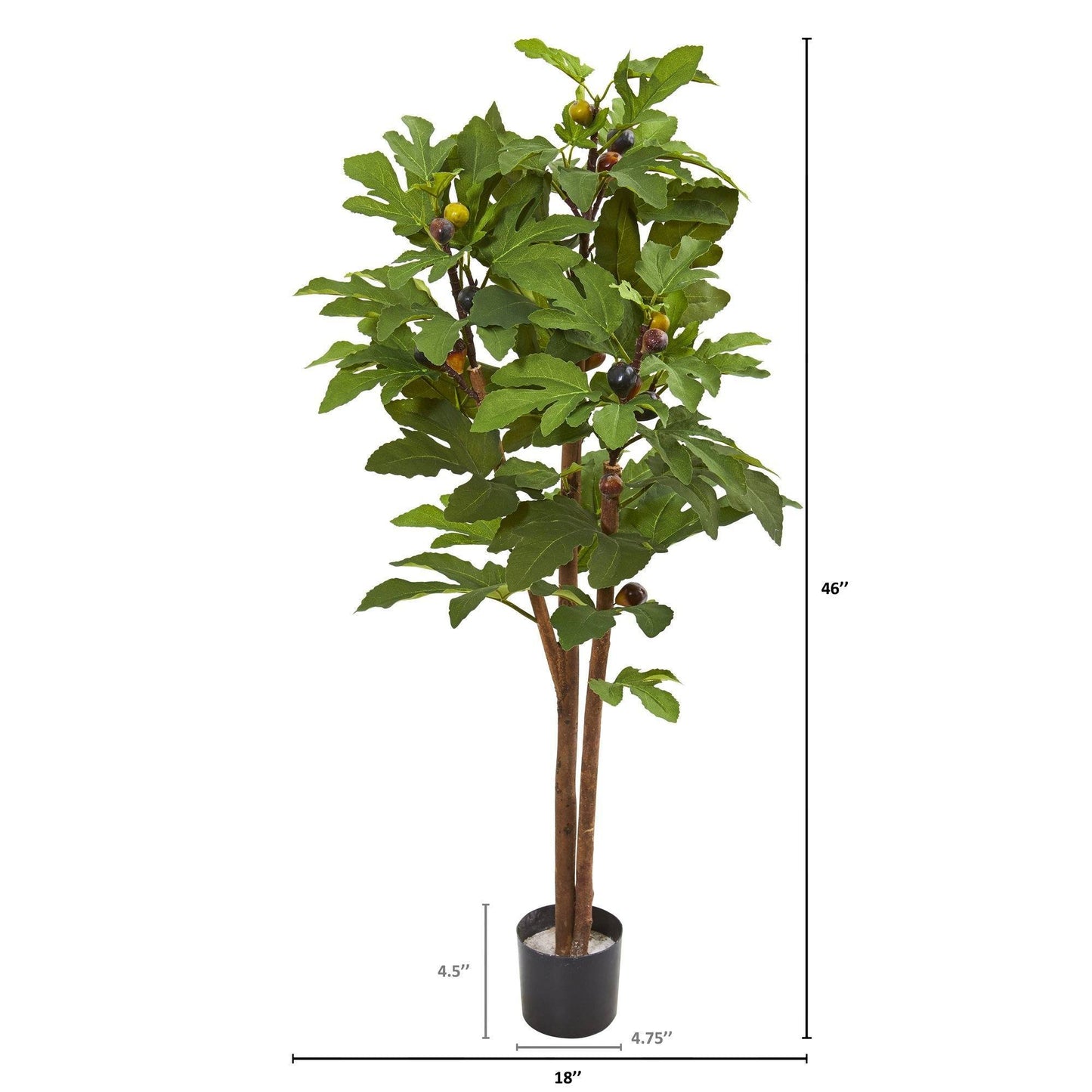 Árbol de higos artificiales de 46”