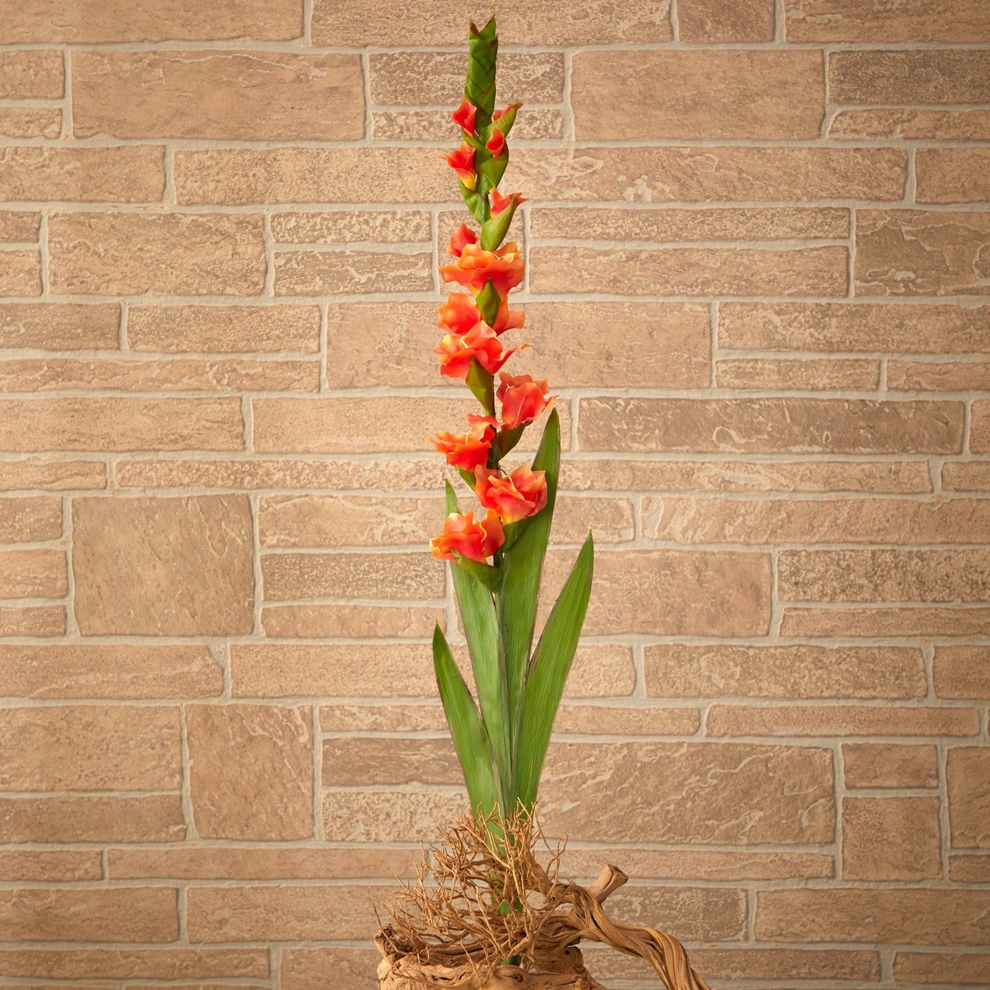 Flor artificial de gladiolo de 46" (juego de 3)