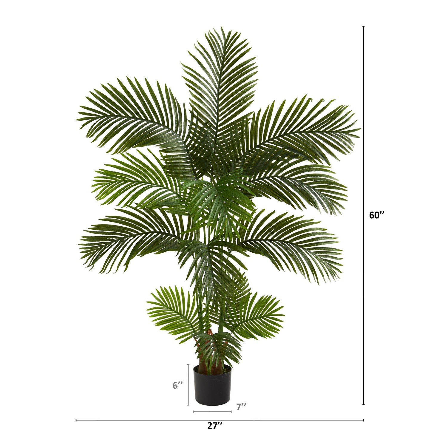 Palmera artificial de areca de 5 pies