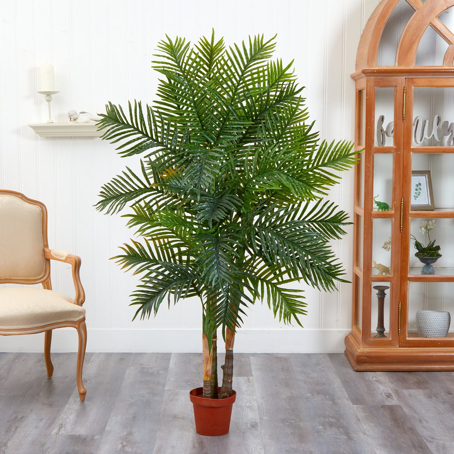 Palmera artificial de areca de 5 pies (tacto real)