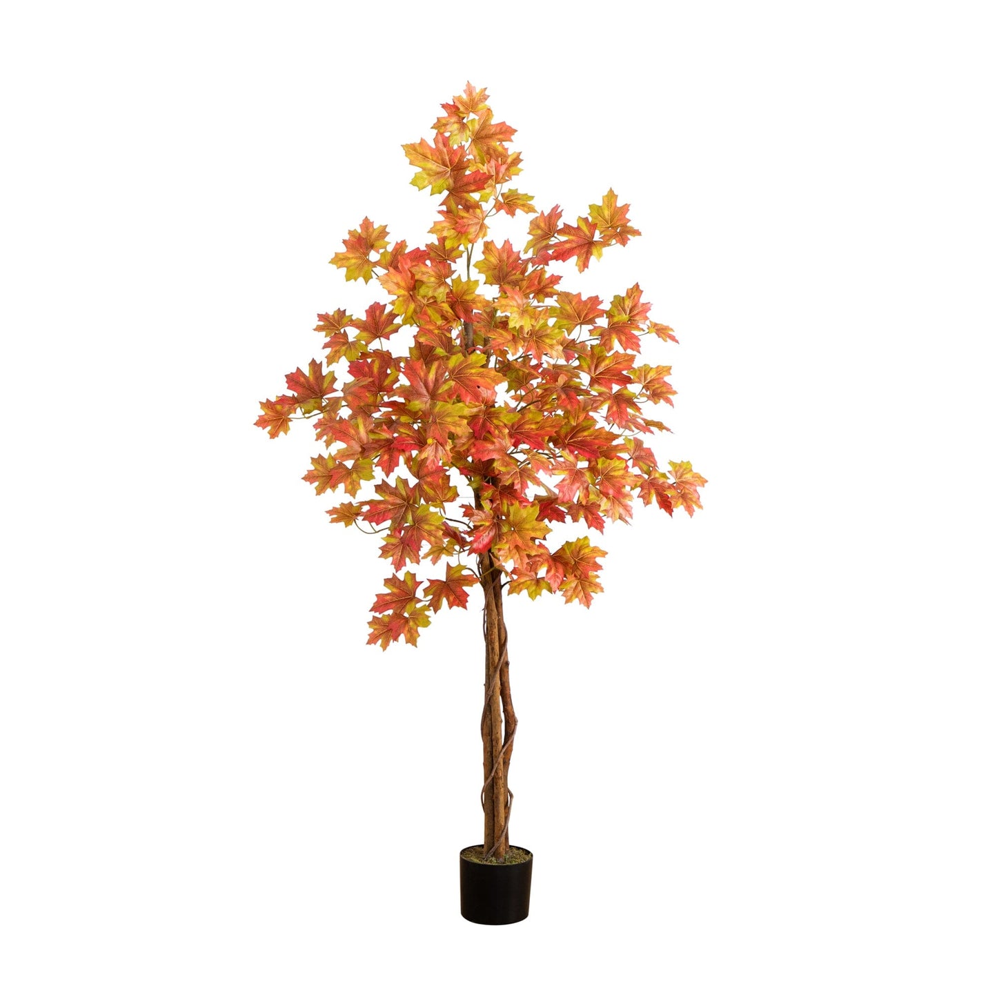 5’ Autumn Deluxe Maple Artificial Fall Tree