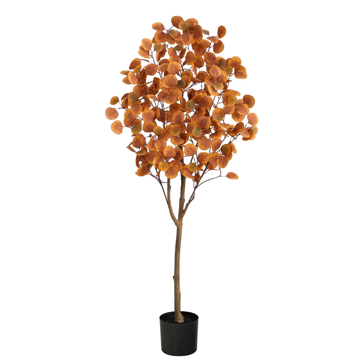 Árbol artificial de eucalipto otoñal de 5 pies