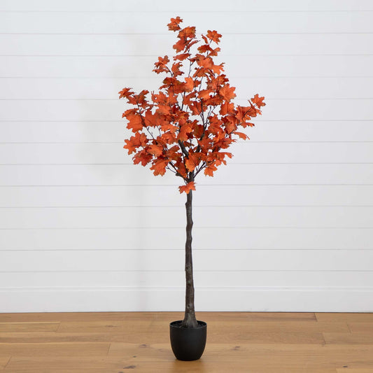 5' Autumn Rustic Maple Artificial Fall Tree