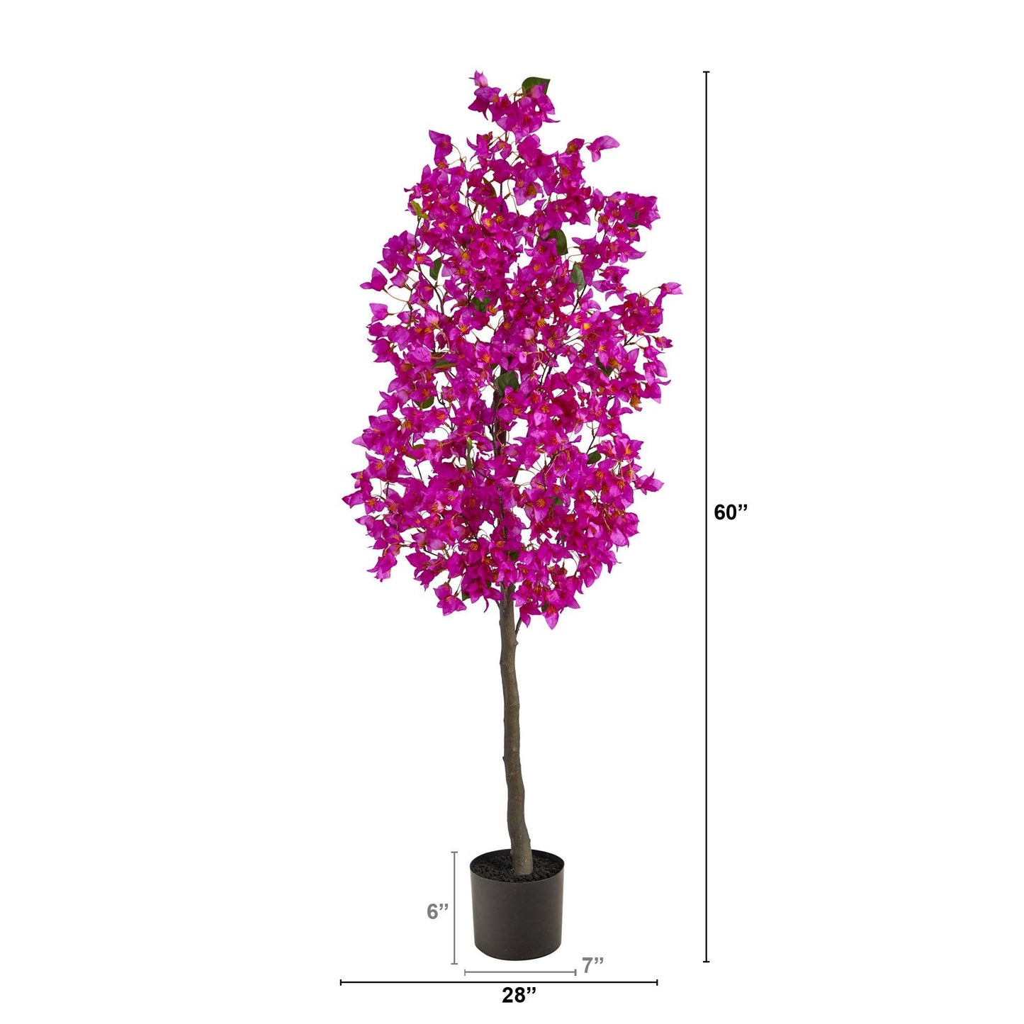 Arbre artificiel de bougainvilliers de 5 pieds