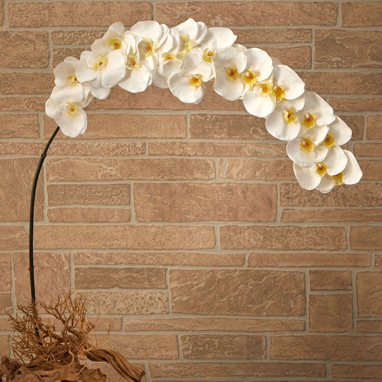 Orquídea Phalaenopsis artificial grande de 5 pies (juego de 2)