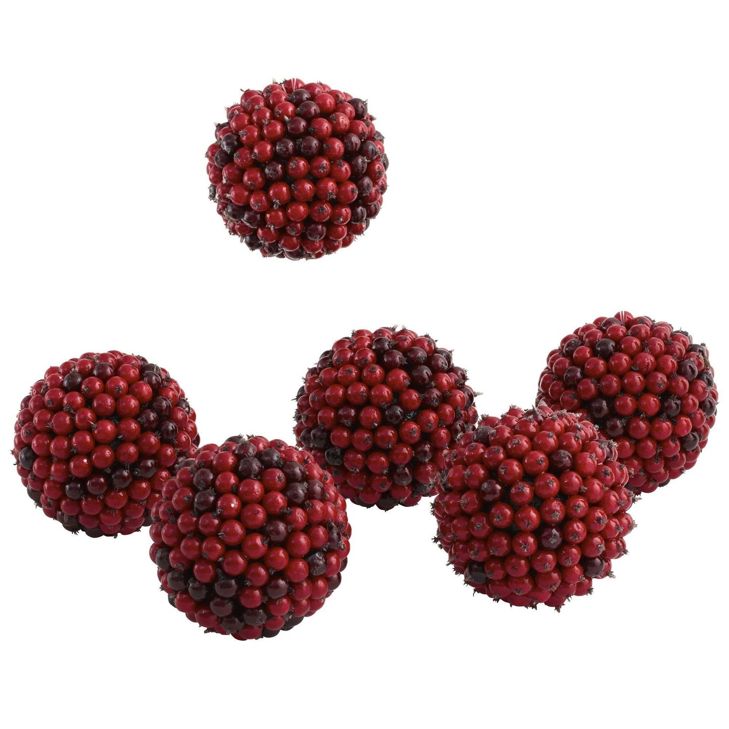 5” Red Berry Ball (Set of 6)