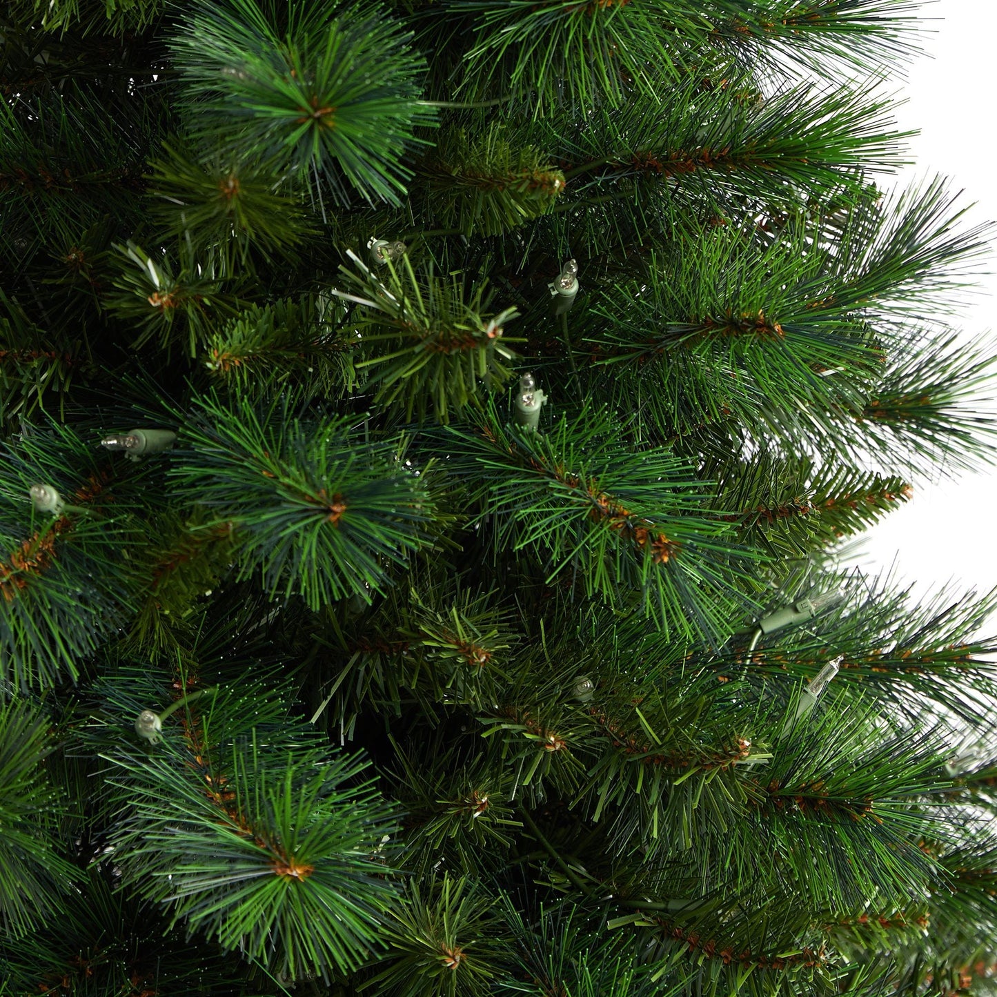 5’ Slim West Virginia Mountain Pine Christmas Tree with 200 Clear Lights and 467 Bendable Branches