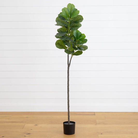 Árbol artificial de hoja de violín de 5,5 pies