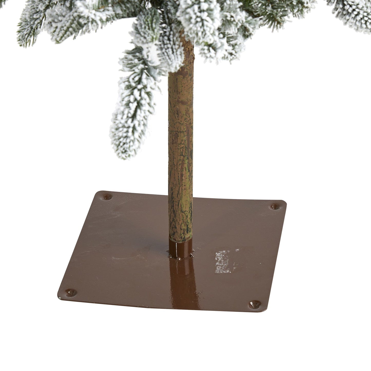 Sapin de Noël artificiel floqué Washington Alpine de 5,5 pi