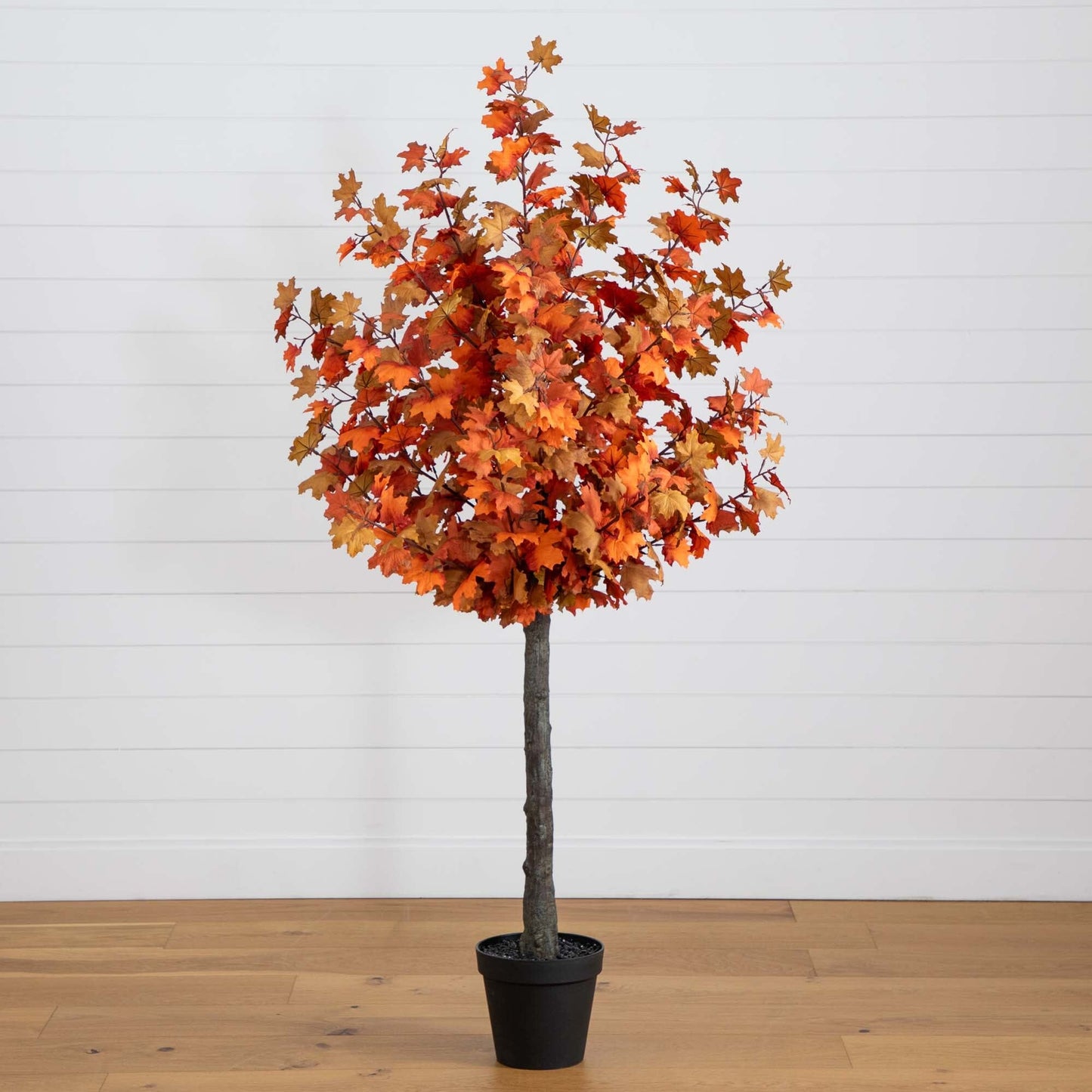 6’ Autumn Lush Maple Artificial Fall Tree