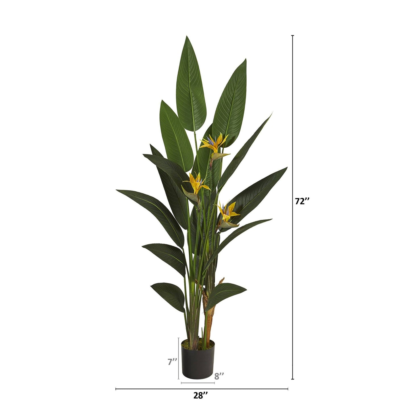 Plante artificielle Oiseau de paradis de 6 pi