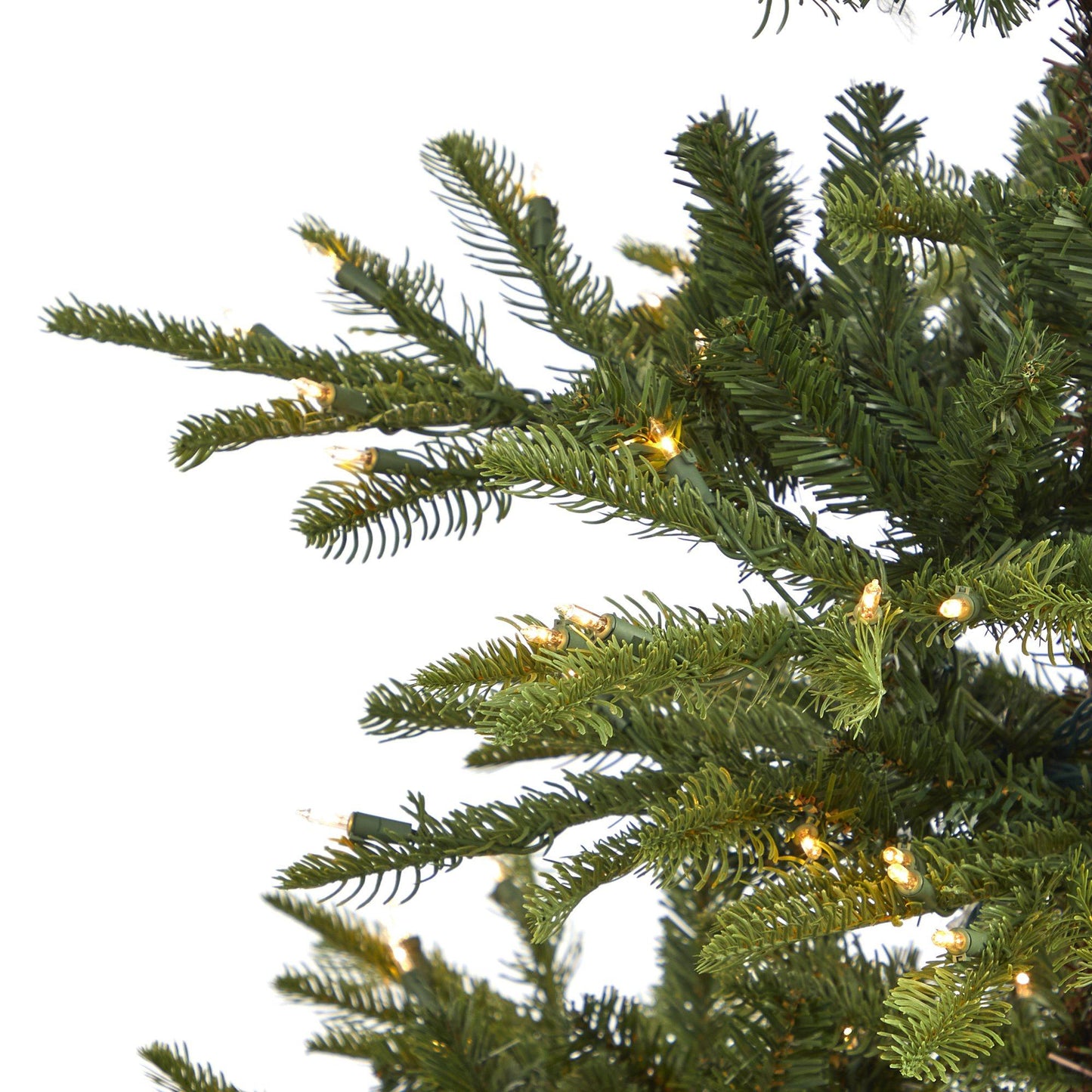 6’ Layered Washington Spruce Artificial Christmas Tree with 350 Clear Lights and 705 Branches